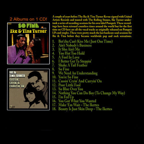 Ike & Tina Turner : So Fine (CD, Comp, RE, RP)