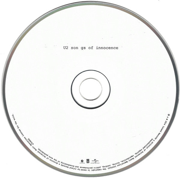 U2 : Songs Of Innocence (CD, Album)