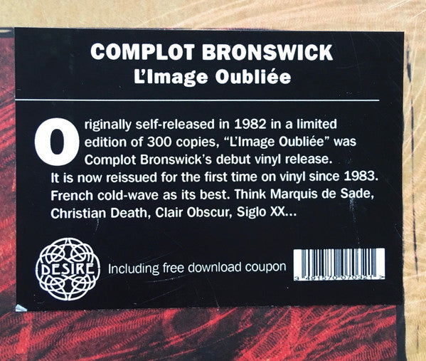 Complot Bronswick : L'image Oubliée (12", RE)