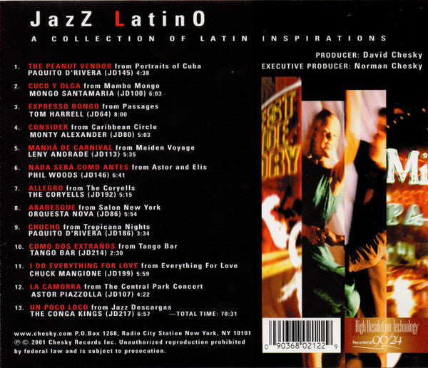 Various : Jazz Latino: A Collection Of Latin Inspirations (CD, Comp)