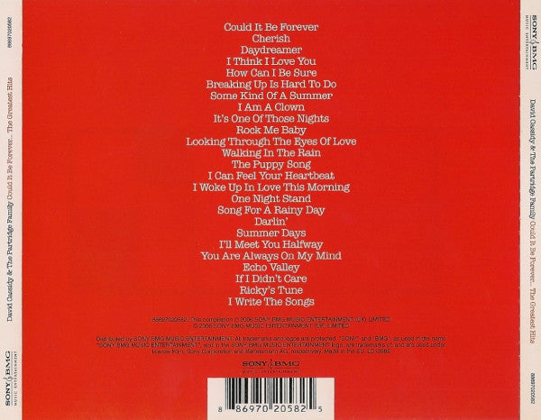 David Cassidy & The Partridge Family : Could It Be Forever... The Greatest Hits (CD, Comp, RM)