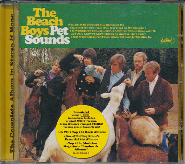 The Beach Boys : Pet Sounds (HDCD, Album, Mono, RE, RM)