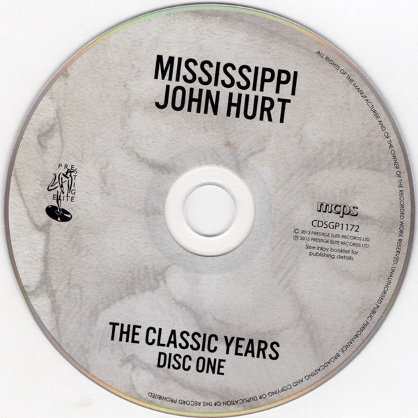 Mississippi John Hurt : The Classic Years (2xCD, Comp, RM)