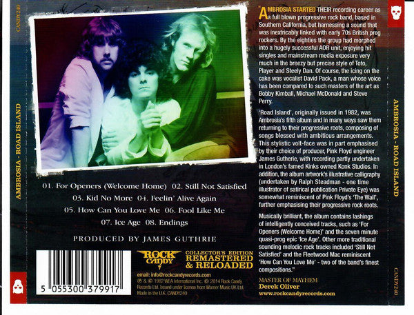Ambrosia (2) : Road Island (CD, Album, RE, RM)