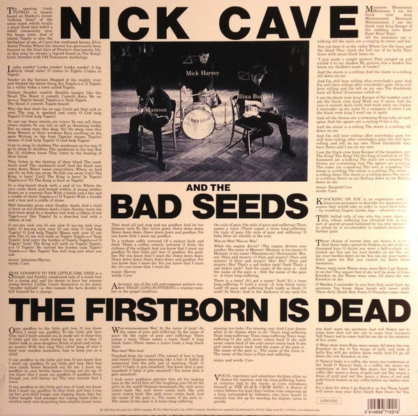 Nick Cave & The Bad Seeds : The Firstborn Is Dead (LP, Album, RE)