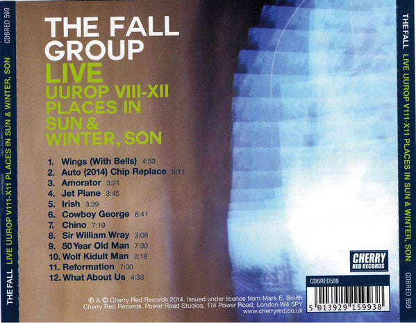 The Fall : Live Uurop VIII-XII Places In Sun & Winter, Son (CD, Album)
