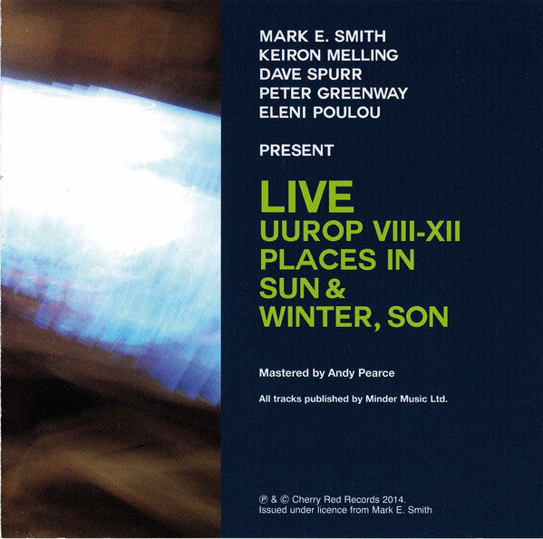 The Fall : Live Uurop VIII-XII Places In Sun & Winter, Son (CD, Album)