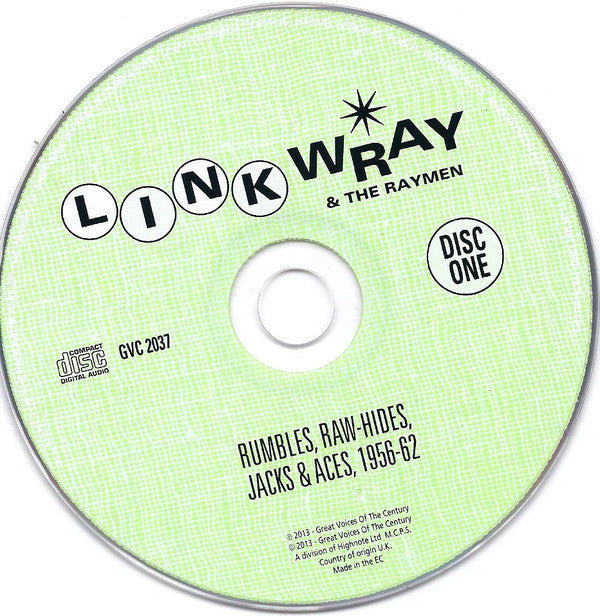 Link Wray & The Raymen* : Rumbles, Raw-Hides, Jacks & Aces, 1956-62 (2xCD, Comp)
