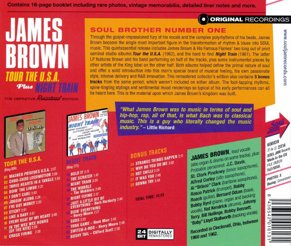 James Brown : Tour The U.S.A. / Night Train (CD, Comp)