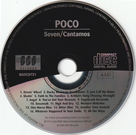 Poco (3) : Seven/Cantamos (CD, Comp, RM)