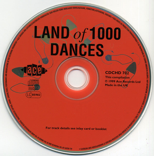 Various : Land Of 1000 Dances. The Ultimate Compilation Of Hit Dances 1958-1965 (CD, Comp, Mono)