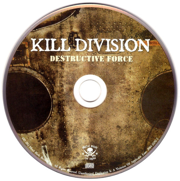 Kill Division : Destructive Force (CD, Album, Dig)
