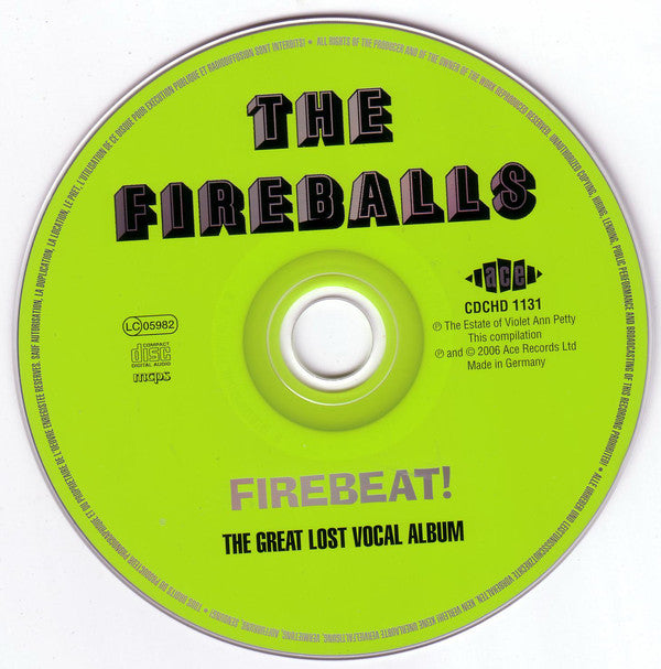 The Fireballs : Firebeat! The Great Lost Vocal Album (CD, Comp + 3xFile, AIFF)