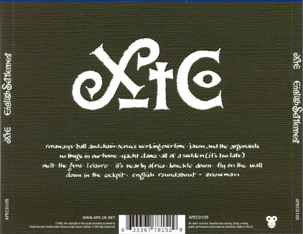 XTC : English Settlement (CD, Album, RE, RM)