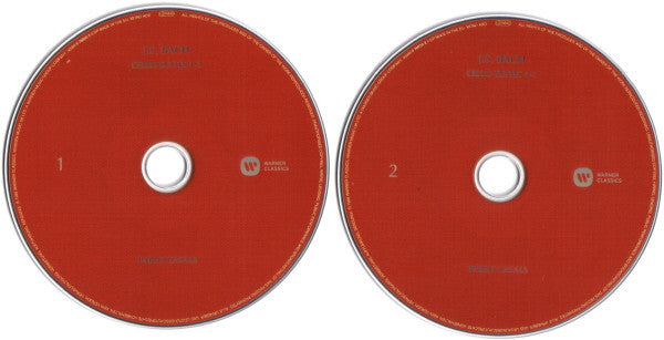 Johann Sebastian Bach - Pablo Casals : Six Suites For Solo Cello (2xCD, Comp, Mono, RE, RM)