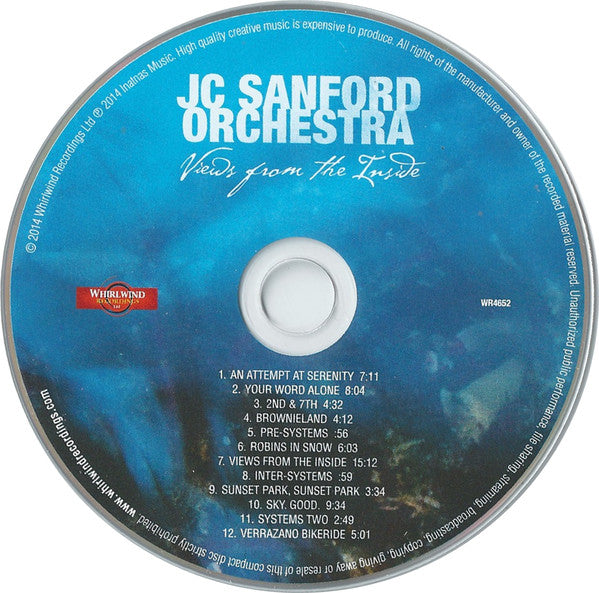 JC Sanford Orchestra : Views From The Inside (CD, Album)