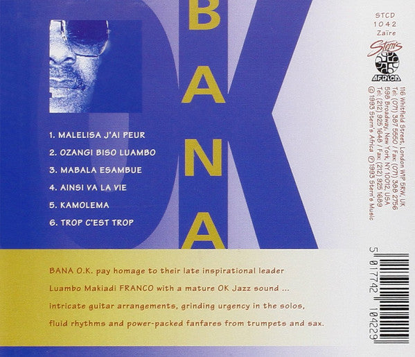 Bana OK : Bakitani (CD, Album)
