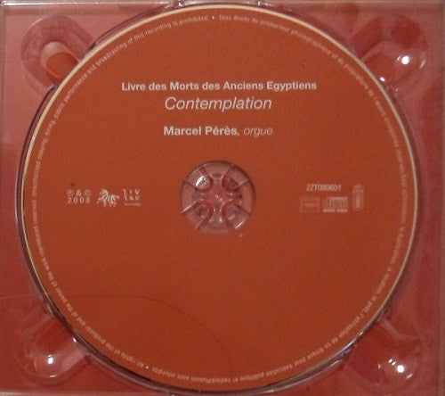 Marcel Pérès : Contemplation (Livre Des Morts Des Anciens Egyptiens) (CD, Album, Dig)