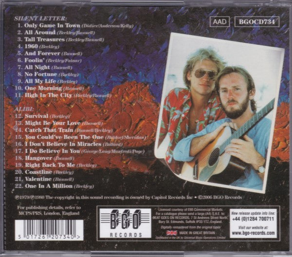 America (2) : Silent Letter / Alibi (CD, Comp, RE, RM)