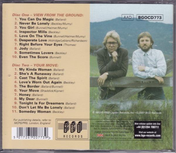 America (2) : View From The Ground/Your Move (2xCD, Comp, RM)