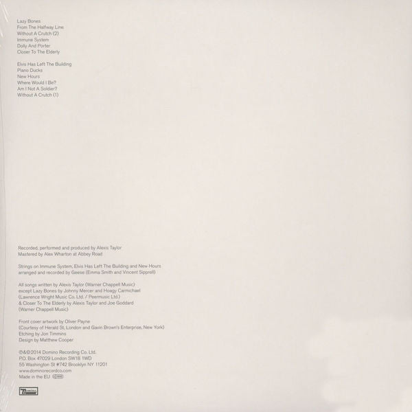 Alexis Taylor : Await Barbarians (LP)
