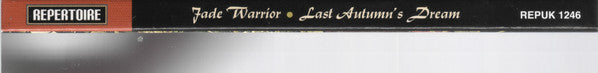 Jade Warrior : Last Autumn's Dream (CD, Album, RE, Dig)