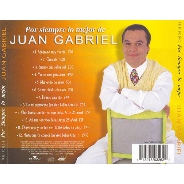 Juan Gabriel : Por Siempre Lo Mejor De (CD, Comp)