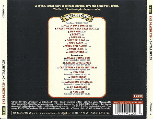 Dead Beats (2) : On Tar Beach (CD, Album, RE)