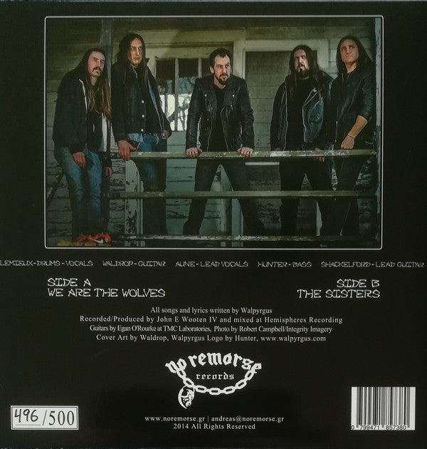 Walpyrgus : Walpyrgus (7", Single + CD, EP + Ltd, Num)