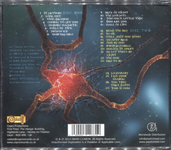 David J. Caron : Thru Ever Ending Black (2xCD, Album)