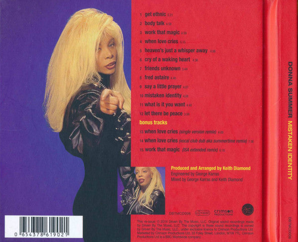 Donna Summer : Mistaken Identity (CD, Album, RE, RM)