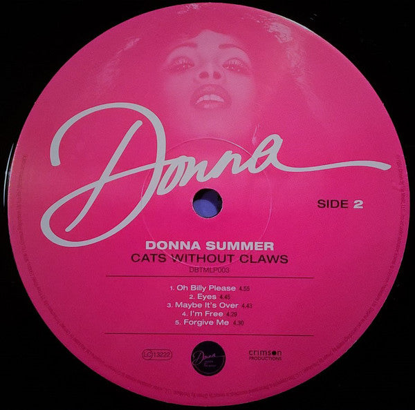 Donna Summer : Cats Without Claws (LP, Album, RE, RM, 180)