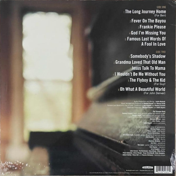 Rodney Crowell : Tarpaper Sky (LP, Album, Ltd)