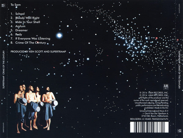 Supertramp : Crime Of The Century (CD, Album, RE, RM)