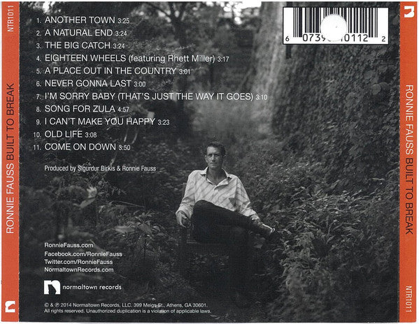 Ronnie Fauss : Built To Break (CD, Album)