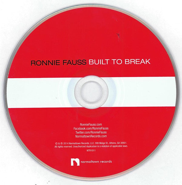 Ronnie Fauss : Built To Break (CD, Album)