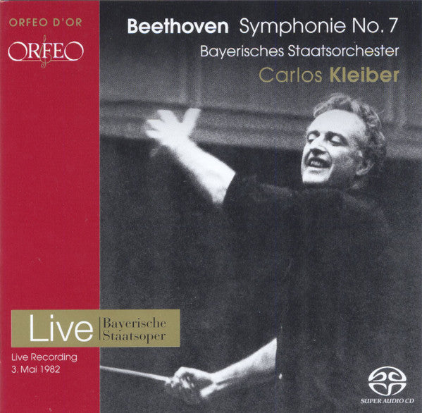 Ludwig van Beethoven / Bayerisches Staatsorchester, Carlos Kleiber : Symphonie No. 7 (SACD, Hybrid, Multichannel, Album, RM, Sup)