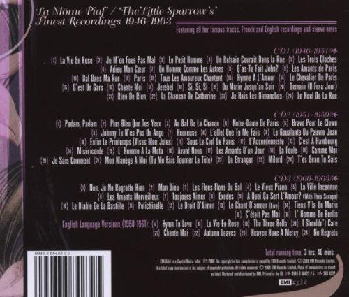 Edith Piaf : The Best Of (3xCD, Comp)