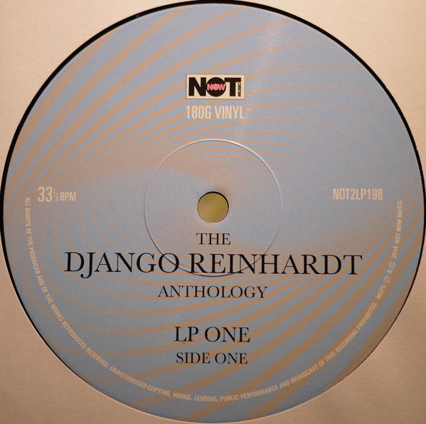 Django Reinhardt : The Django Reinhardt Anthology (2xLP, Comp)