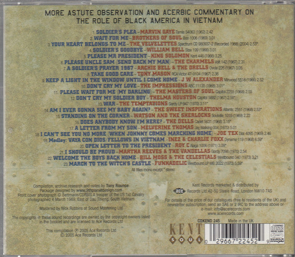Various : Does Anybody Know I'm Here? (Vietnam Through The Eyes Of Black America 1962-1972) (CD, Comp)