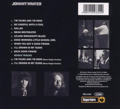 Johnny Winter : Johnny Winter (CD, Album, RE, RM)