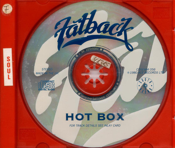 The Fatback Band : Hot Box (CD, Album, RE)
