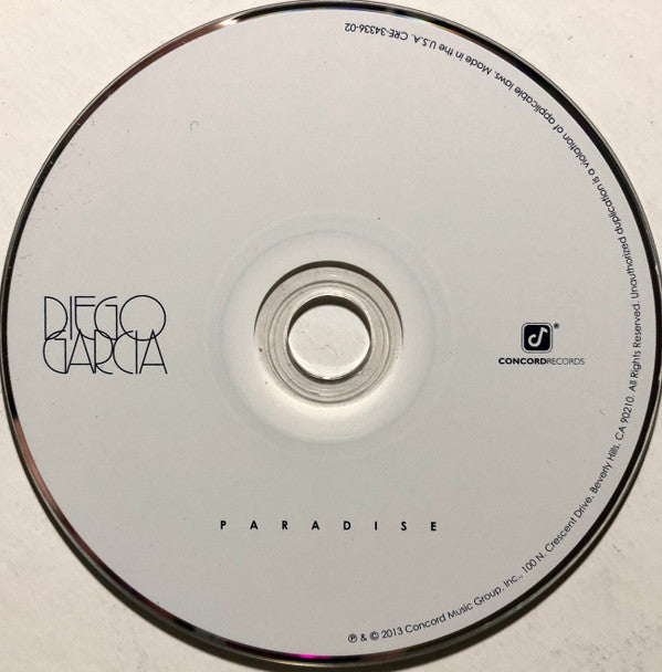 Diego Garcia (2) : Paradise (CD, Album)