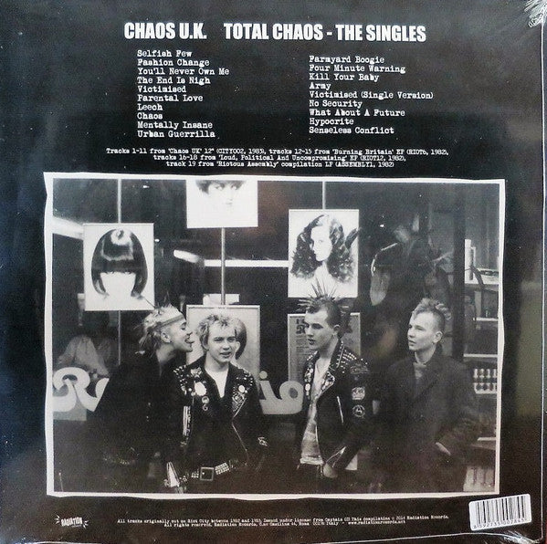 Chaos UK : Total Chaos -The Singles (LP, Comp, RE)