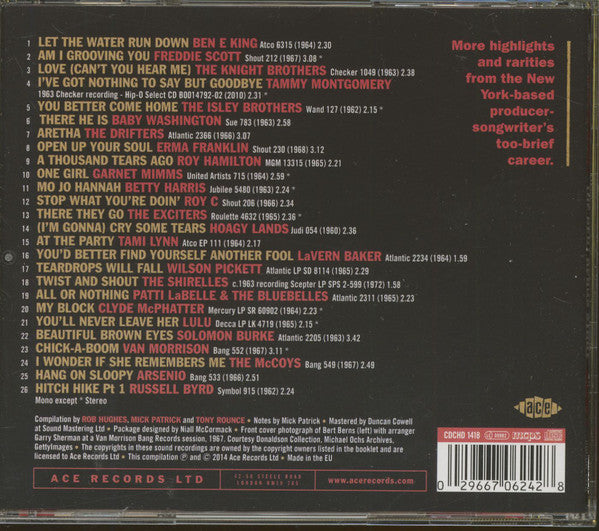 Bert Berns : The Bert Berns Story (Hang On Sloopy) (Volume 3) (CD, Comp, RM)