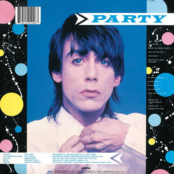Iggy Pop : Party (CD, Album, RM)