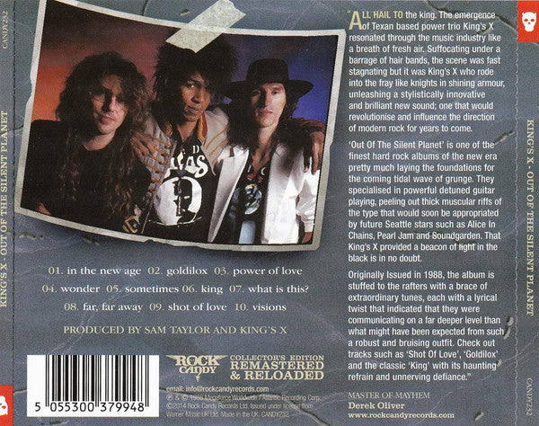 King's X : Out Of The Silent Planet (CD, Album, RE, RM)