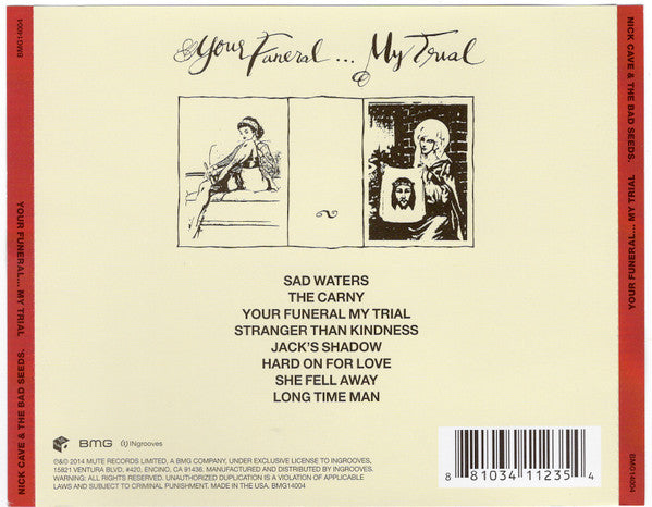 Nick Cave & The Bad Seeds : Your Funeral ... My Trial (CD, Album, RE)
