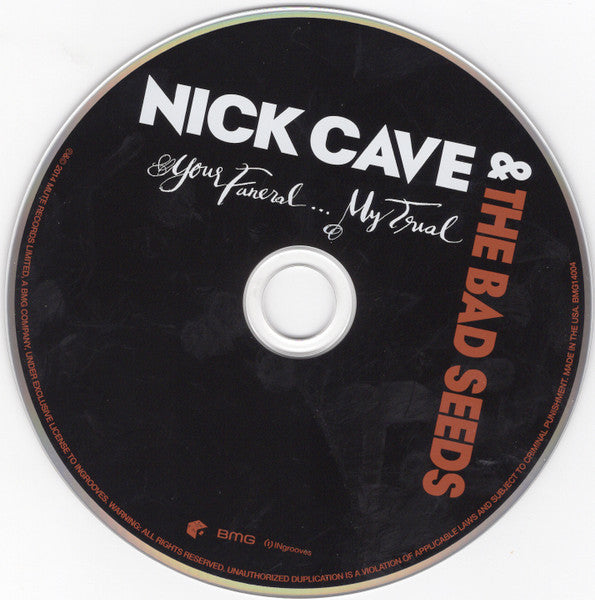 Nick Cave & The Bad Seeds : Your Funeral ... My Trial (CD, Album, RE)