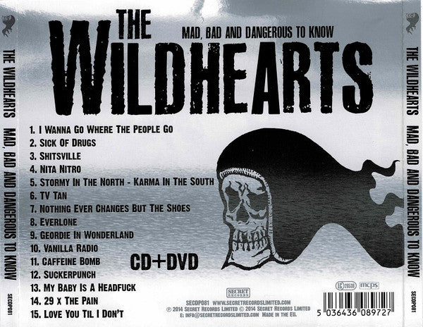The Wildhearts : Mad, Bad And Dangerous To Know (CD, Album, RE + DVD-V, Multichannel, PAL + S/Editi)